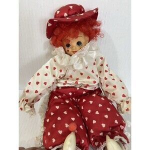 Brinn's Clown Doll 1988 February Calendar Limited Edition Numbered Vintage Heart